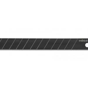 Högert Abbrechklingen schwarz SK2H 9 mm für Cuttermesser, 10 Stück