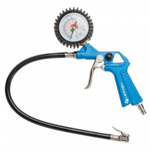 Högert Reifenfüllpistole mit Manometer
