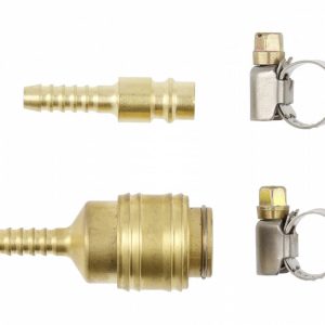 Högert Schnellkupplung für 8 mm Druckluftschlauch, 4-tlg Högert Schnellkupplung für 8 mm Druckluftschlauch, 4-tlg