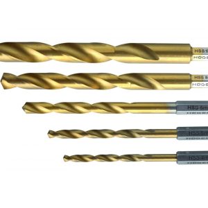 Högert Metallbohrer-Satz mit Sechskantstift 1/4 Zoll D 4 – 10 mm, 5-tlg