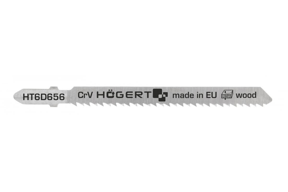 Högert Stichsägeblätter 100 mm für Holzstärke 4 - 30 mm, 2 Stück