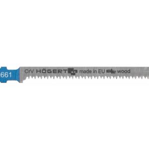 Högert Stichsägeblätter für saubere Kurvenschnitte 100 mm Holzstärke 3 – 60 mm, 2 Stück