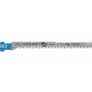 Högert Stichsägeblätter für saubere Kurvenschnitte 100 mm Holzstärke 4 – 30 mm, 2 Stück