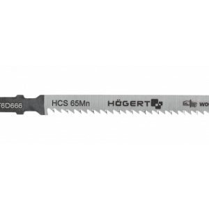 Högert Stichsägeblätter für saubere Holzschnitte, 5 Stück, 75 mm – 10 TPI