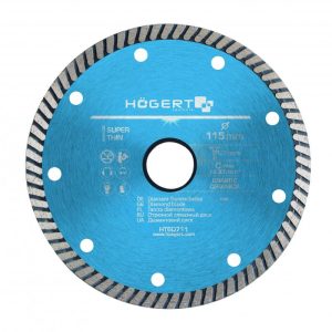 Högert Diamant-Trennscheibe TURBO superdünn unsegmentiert, Ø 125 x 1,4 mm