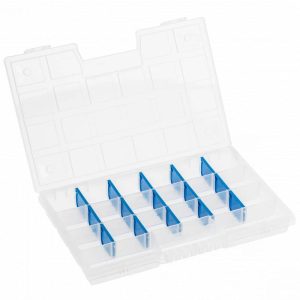 Högert Organizer mit verstellbaren Trennwänden, 12 Zoll 290 x 195 x 35 mm