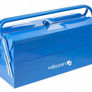 Högert Werkzeugkasten aus Metall, bis 70 kg 550 x 205 x 295 mm