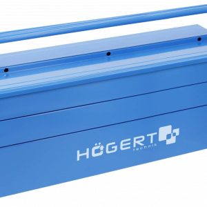 Högert Werkzeugkasten aus Metall, bis 50 kg 530 x 205 x 200 mm