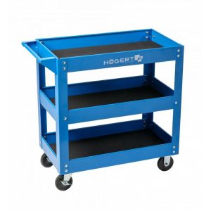 Högert Werkstatt-Wagen mit 3 Ebenen 730 x 384 x 80 mm Tragkraft 110 kg
