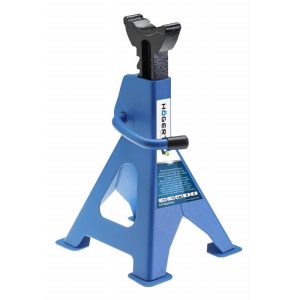 Högert Wagenstützen mit Hebelsperre für 2 Stück, Höhe 395 – 613 mm – 6000 kg