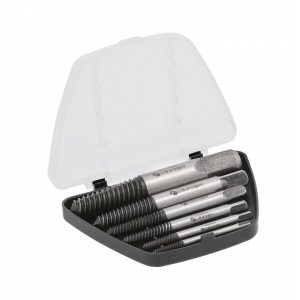 Högert Schraubenausdreher-Set zum Entfernen von abgebrochenen Schrauben, 6-tlg