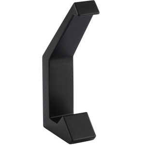 Mital Garderobenhaken TINY / TAURUS aus Metall eckig, 18 x 91 x 47 mm – Anthrazit