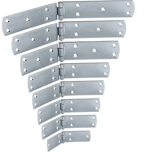 Vormann Kistenband aus Stahl mit Messingstift, 300 x 38 mm