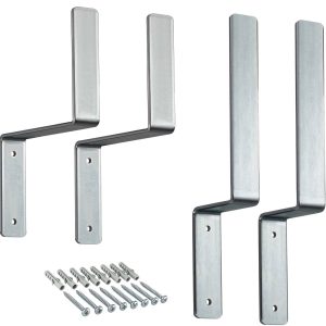 Vormann Wandhalterungs-SET aus Stahl für Festzeltgarnitur
