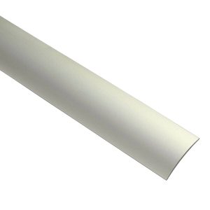 Alfer Übergangsprofil aus Edelstahl Gewölbt selbstklebend, 30 x 4 x 1000 mm