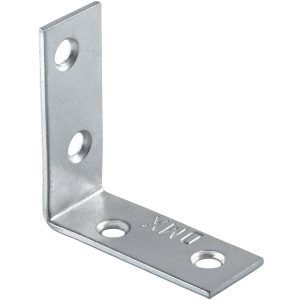 Domax Montagewinkel BASIC aus Stahl, 100 x 100 x 19 mm