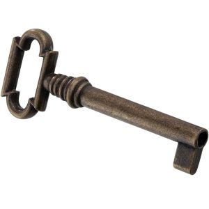 Siso Möbelschlüssel SCARLATTI aus Metall Schaftlänge 39 mm