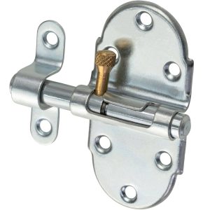 Gedotec Türriegel aus Stahl mit Feder-Sicherung