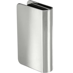 Häfele Gegenstück FIELD für Magnet-Druckverschluss Glastür Höhe 24,5 mm, verchromt