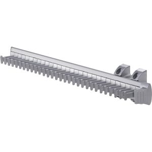 Emuca Krawattenhalter KEEPER aus Aluminium ausziehbar silber 454 mm