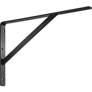 Gedotec Schwerlast-Konsole ATHENA aus Stahl schwarz, 395 x 270 x 30 mm
