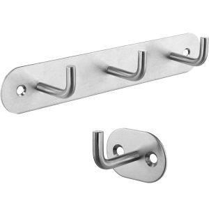 Gedotec Hakenleiste HEAVEN aus Edelstahl, 3-Haken: 180 x 30 mm