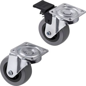 Siso Lenkrolle CORE Tragkraft 35 – 60 kg, Ø 50 mm – mit Bremse