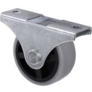 Siso Bockrolle CASTOR grau für harte Böden, Ø 25 mm
