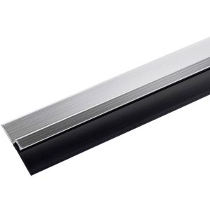 Gedotec Türdichtung DRAFT aus Aluminium & Gummi zum Kleben 1000 mm