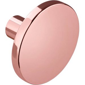 Viefe Garderobenhaken COMO aus Metall rund Ø 41 mm, Kupfer poliert