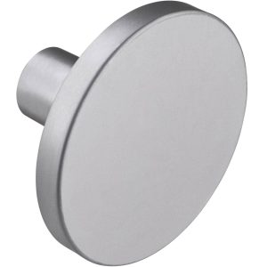 Viefe Garderobenhaken COMO aus Metall rund Ø 41 mm, Silber matt