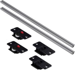 Nehl Schiebetür-Set EVO aus Aluminium für Türflügelgewichte bis 20 kg