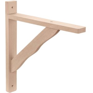 Gedotec Regalträger BORK aus Holz, 320 X 280 mm – 36 kg