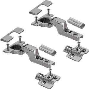 Häfele Topfscharnier Komplett-Set METALLA PREMIUM 110° mit Dämpfung, Innenanschlag