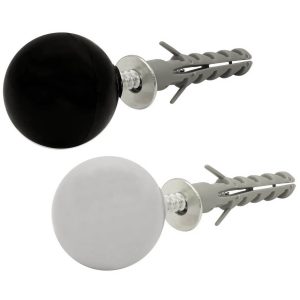 IBFM Türstopper BALL aus Kunststoff, Ø 35 mm, braun