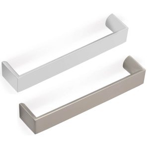 Mital Möbelgriff JENNY aus Metall, Nickel satiniert – 160 mm