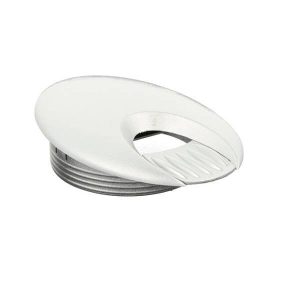 Siso Kabeldurchlass SAMBA aus Kunststoff Ø 80 mm, Silber matt