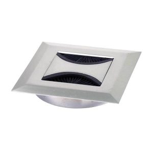 Siso Kabeldurchlass SOUL aus Metall 2-teilig, Ø 80 x 12 mm, Silber matt