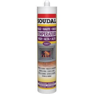 Soudal Dichtstoff KAMIN- & OFEN bis 1500°C, 300 ml Soudal Dichtstoff KAMIN- & OFEN bis 1500°C, 300 ml