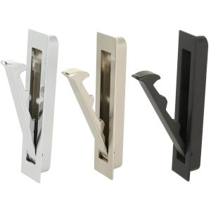 Siso Klapphaken CROC aus Metall, 3 Haken, Chrom poliert
