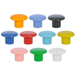 Gedotec Möbelknopf COLOUR aus Kunststoff Ø 32 x 22 mm, Grün