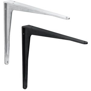 Gedotec Schwerlastkonsole SPARTA aus Aluminium, 190 x 165 x 32 mm – Silber matt