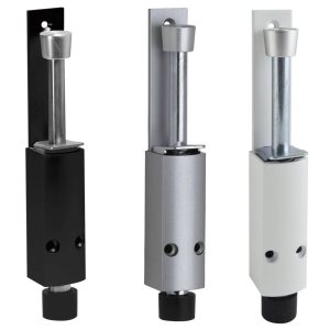 KWS Türfeststeller 1222 aus Aluminium, Hub 60 mm 35 x 225 mm, Silber matt