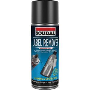 Soudal Etiketten-Entferner Spray auf Zitrusbasis, 400 ml Soudal Etiketten-Entferner Spray auf Zitrusbasis, 400 ml