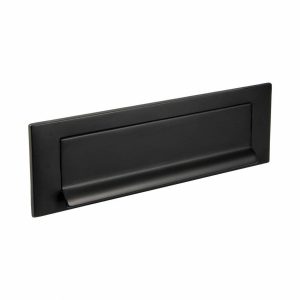 Fimet Briefeinwurf LETTER aus Edelstahl 340×76 mm, Edelstahl schwarz matt