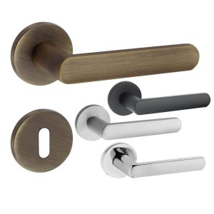 Fimet Drückergarnitur MUSA 180-208, WC – Badezimmer – Chrom poliert