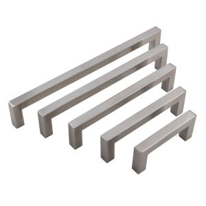 Möbelgriff TYDA 10×10 mm aus Edelstahl, matt gebürstet, 106 x 10 x 96 mm