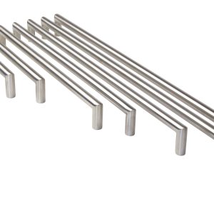 Gedotec Möbelgriff GR10021 Stangengriff Ø 10 mm Edelstahl massiv – matt gebürstet, 330 x 10 x 320 mm