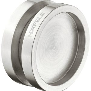 Häfele Glastür-Muschelgriff H8515 Edelstahl matt