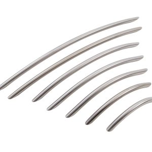 Gedotec Möbelgriff LORA Ø 10 mm Bogengriff Edelstahl matt gebürstet, 288 x 332 mm